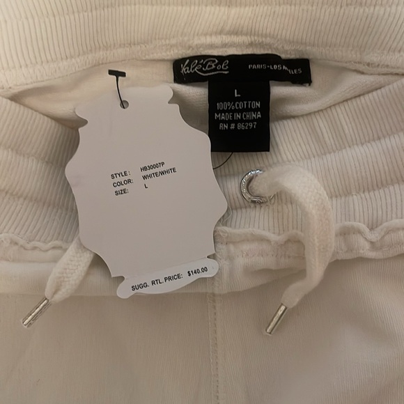 Hale-Bob Track Pants & Hoodie Set White/White  Large NWT - Picture 11 of 17